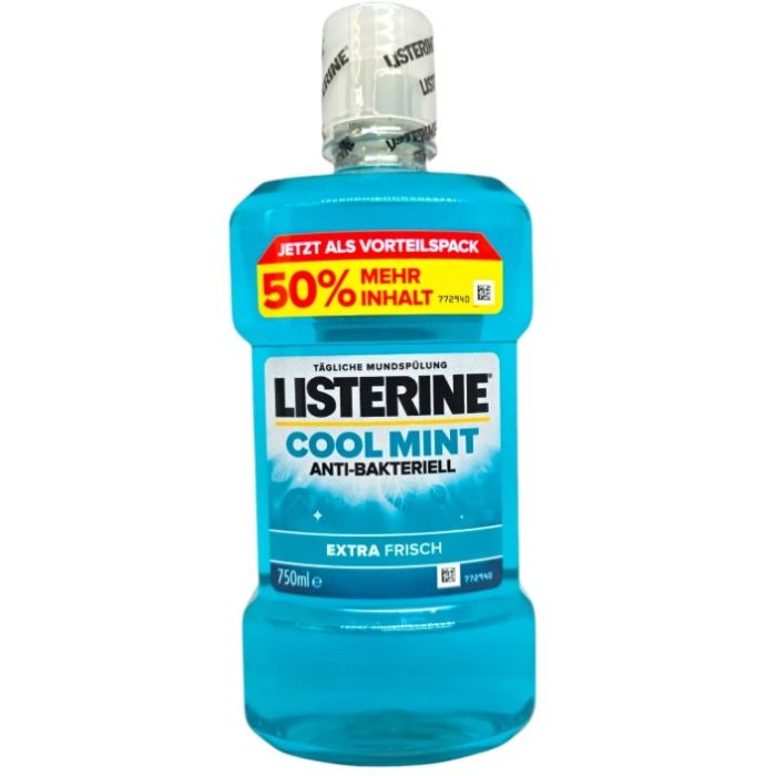 Listerine Mouthwash 750ml Cool Mint (DE)