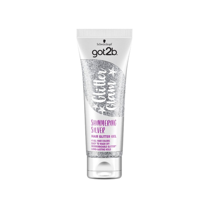 Schwarzkopf Got2B Gel 50ml Glitter Glam Shimmering Silver (DE)