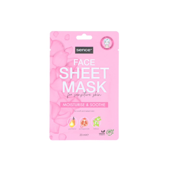 Sence Display 12pcs Face Mask 23ml Moisturising Sensitive Skin (NL/EN/FR/DE)