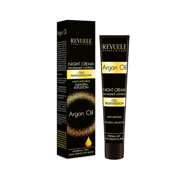 Revuele Night Cream 50ml Beauty & Care Argan Oil (NL/EN/FR/DE)