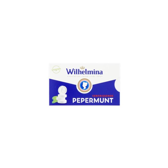 Fortuin Wilhelmina Pepermunt 100gr Vegan (NL/EN/DE)