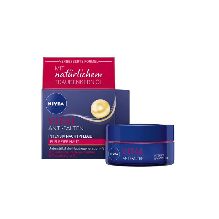 Nivea Night Cream Vital 50ml Anti Wrinkle (DE)