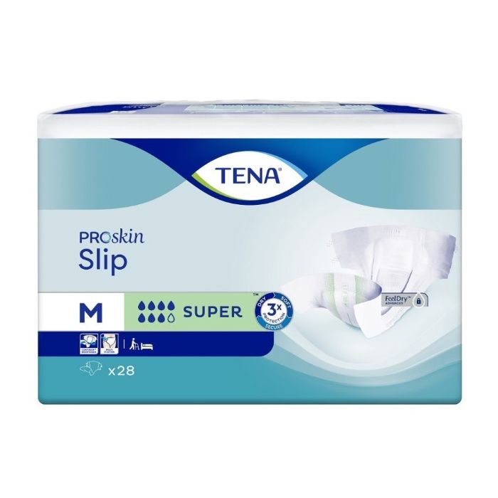 Tena Incontinence Slip Proskin Super 28pcs M (EN/ES/FR)