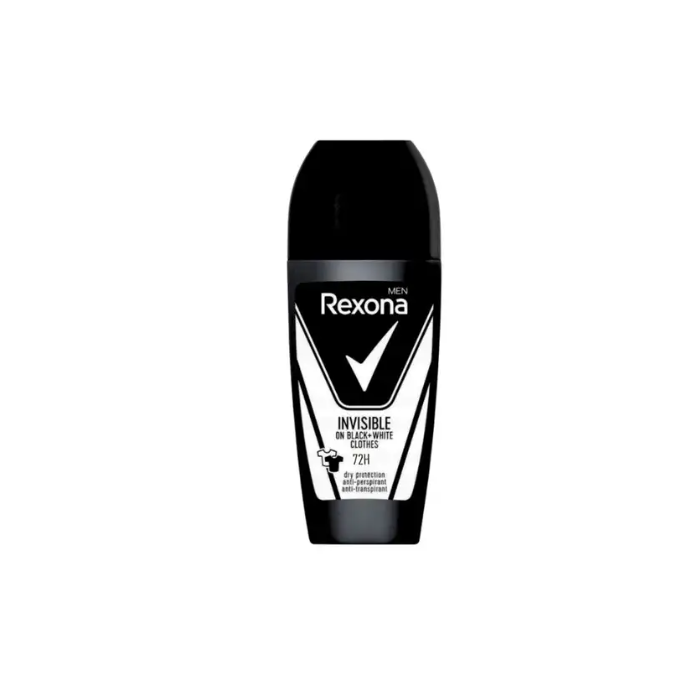 Rexona Deo Roll-On 50ml 72h Men Invisible B&W (EN)