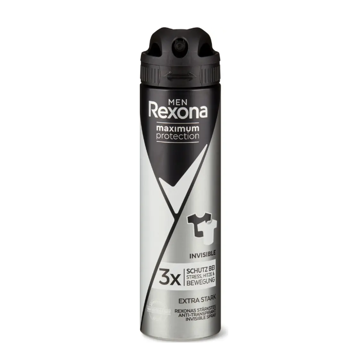 Rexona Deo Spray 150ml Men Black & White Invisible (NL/FR/DE/SE)