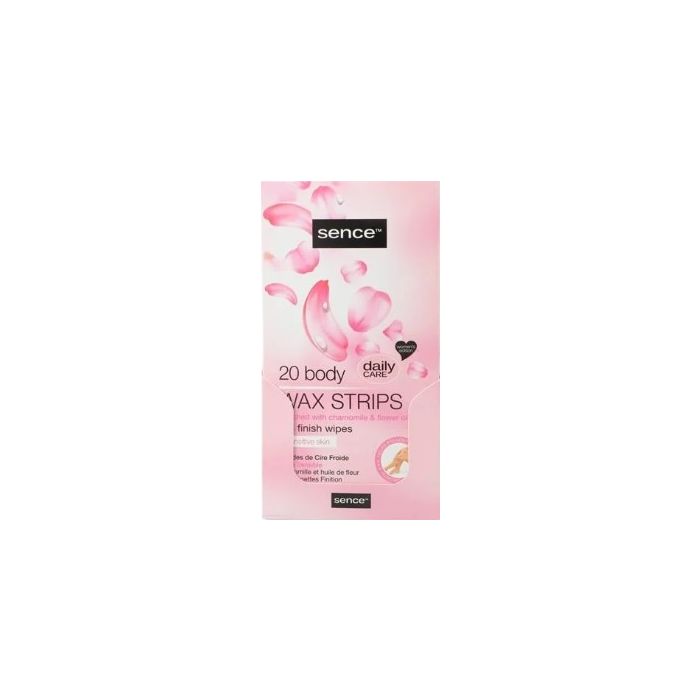 Sence Body Wax Strips 12pcs Sensitive Skin (NL/EN/FR/DE)
