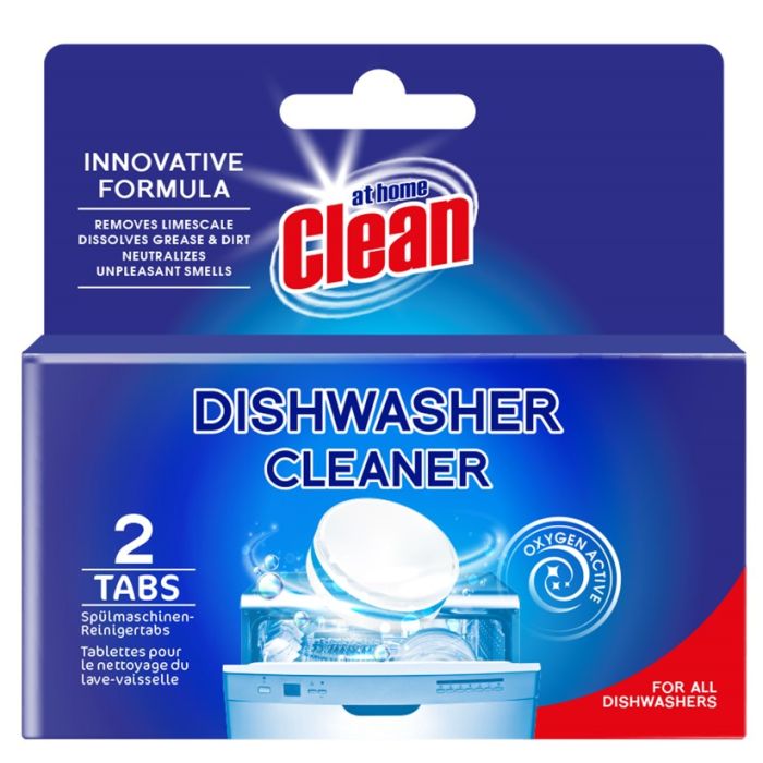 At Home Clean Dishwasher Cleaner 2x40gr Tabs (NL/EN/FR/DE)