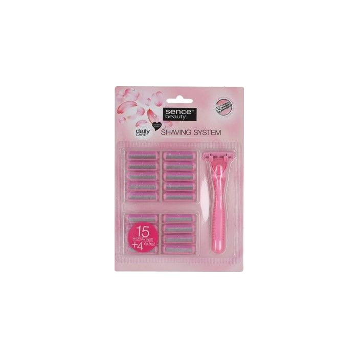 Sence Handle+ Razor Blades 15+4 (NL/EN/FR/DE)