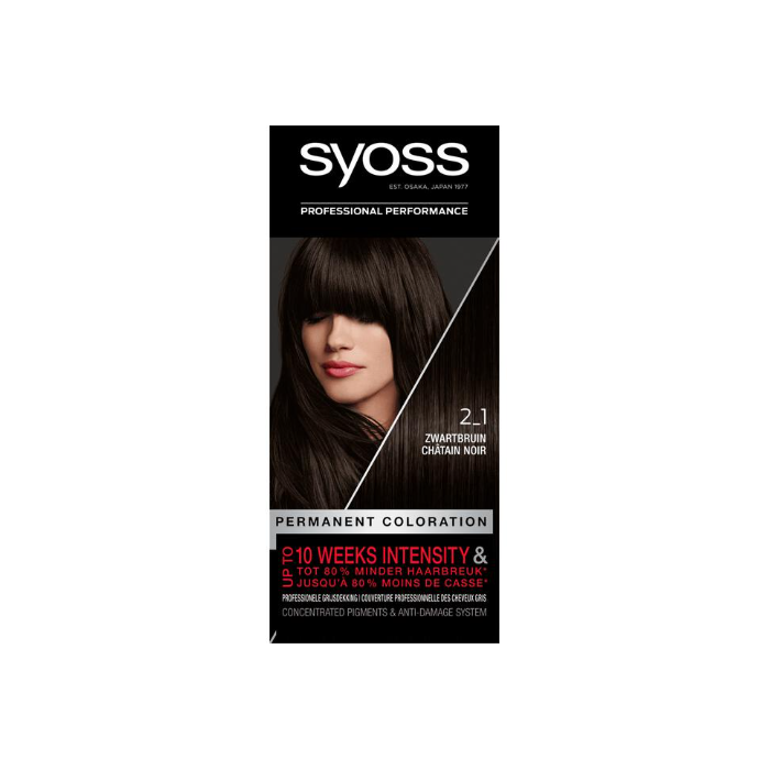 Syoss Colors 2-1 Natural Black Brown (NL/FR)