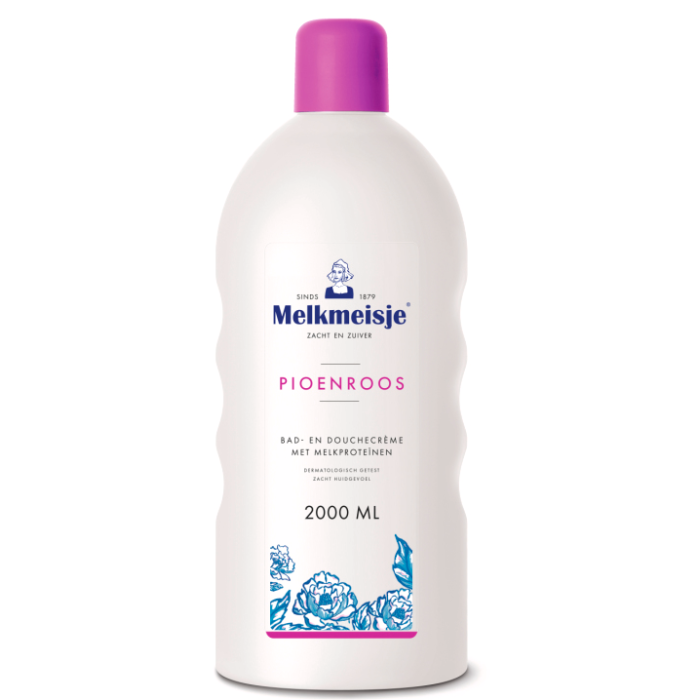 Melkmeisje Bath & Shower Cream 2000ml Peony (NL/FR)