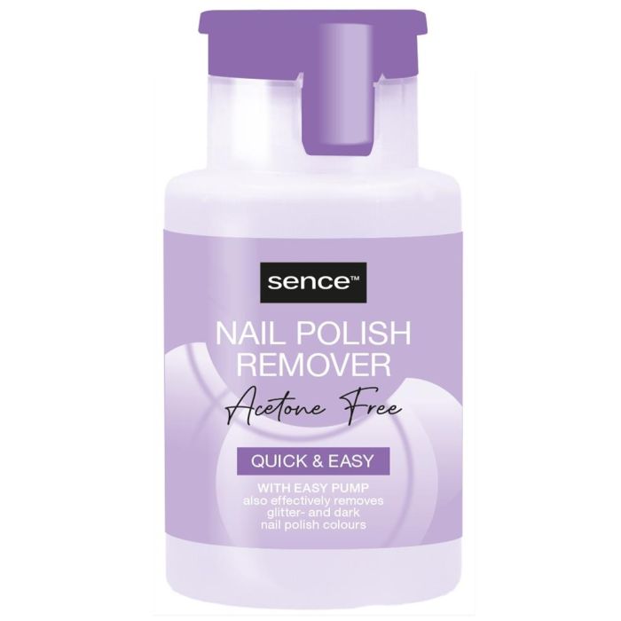 Sence Nail Polish Remover 150ml Pump Acetone Free (NL/EN/FR/DE)