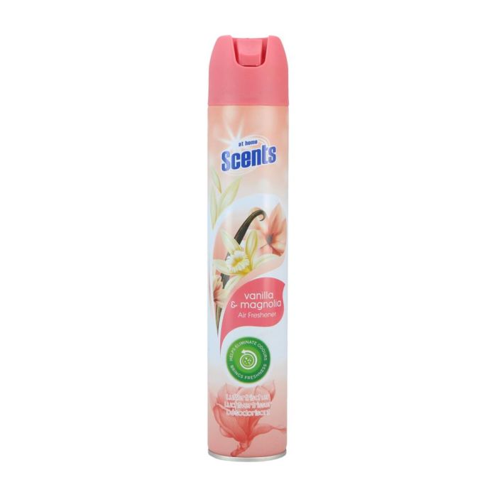 At Home Scents Air Freshener 400ml Spray Vanilla & Magnolia (NL/EN/FR/DE)