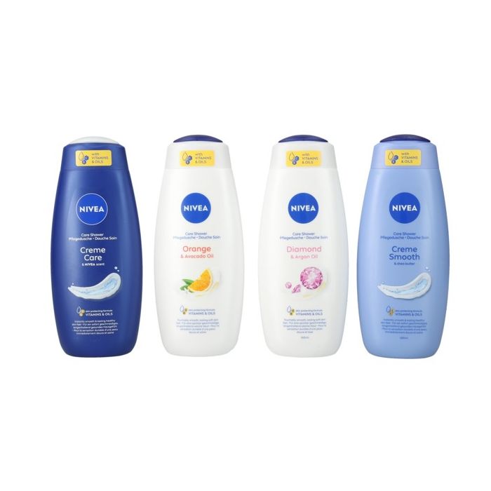 Nivea Shower Gel 500ml 4ass (DE/PL/CS/SK)