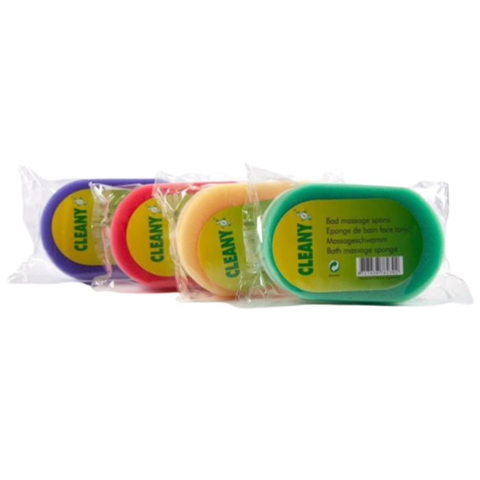 Cleany Bath Massage Sponge 145x95x50mm (NL/EN/FR/DE)