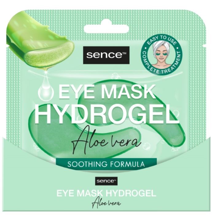 Sence Display 12pcs Eye Mask Hydrogel Aloe Vera (NL/EN/FR/DE)