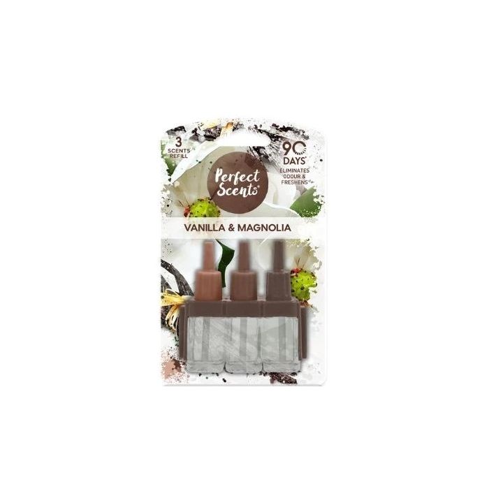 Perfect Scents Electr Air Freshener 20ml Refill Vanilla & Magnolia (NL/EN/FR/DE)