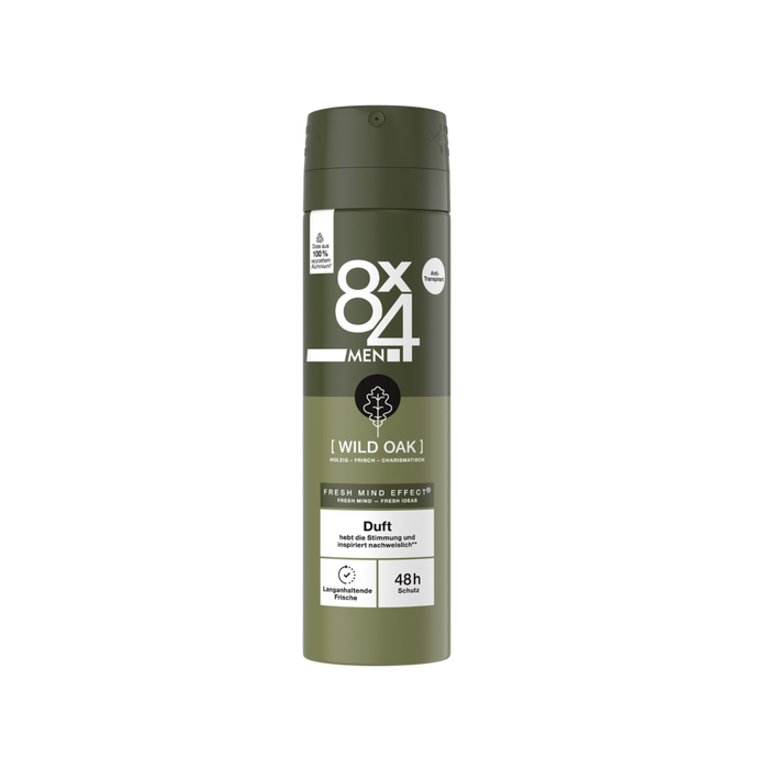 8x4 Deo Spray 150ml Men  Wild Oak No.8 (DE)