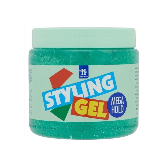 Hegron Styling Gel 500ml Megahold (NL/EN/FR/DE)