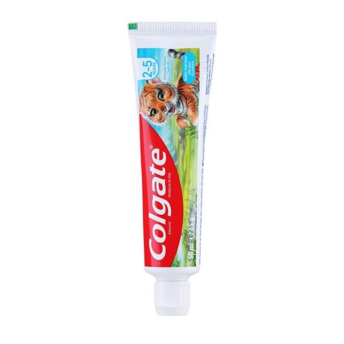 Colgate Toothpaste 50ml Junior 2-5yr Bubble Fruit (EN/FR/AR)