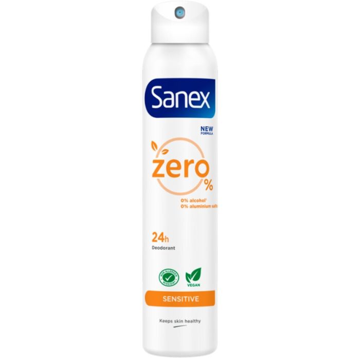 Sanex Deo Spray 200ml Zero% Sensitive 24h (NL/FR)