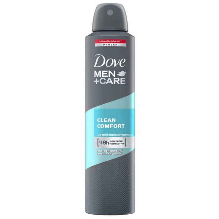 Dove Deo Spray 250ml Men+Care  Clean Comfort (EN/FR/ES)