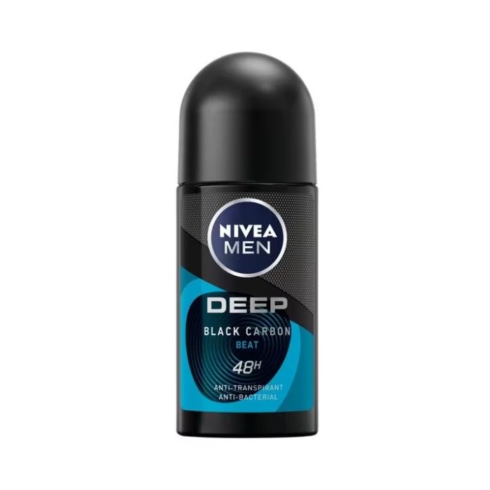 Nivea Deo Roll-On 50ml Men Deep Black Carbon Beat (NL/FR)