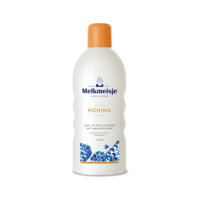 Melkmeisje Bath & Shower Cream 1000ml Honey (NL/FR)