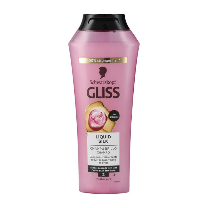 Gliss Shampoo 250ml Liquid Silk (EN/ES/PT)