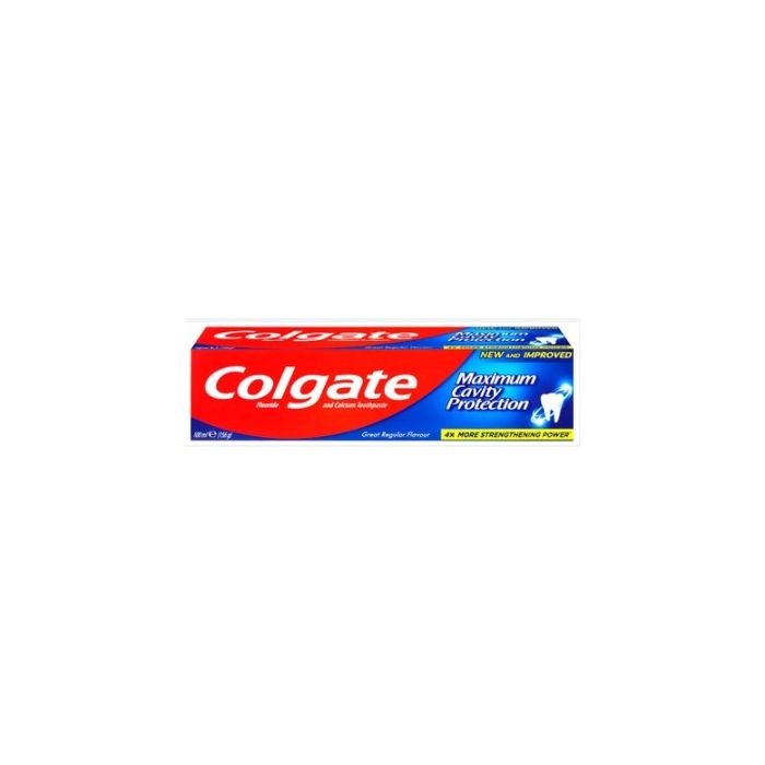 Colgate Toothpaste 100ml Maximum Cavity Protection (EN/FR/PT/AR)