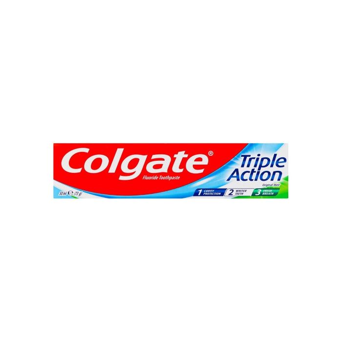 Colgate Toothpaste 50ml Triple Action (EN/FR/AR)