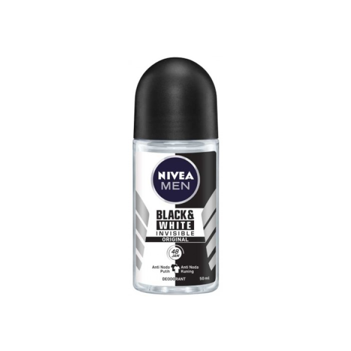 Nivea Deo Roll-On 50ml Men B&W Invisible Original (NL/FR)