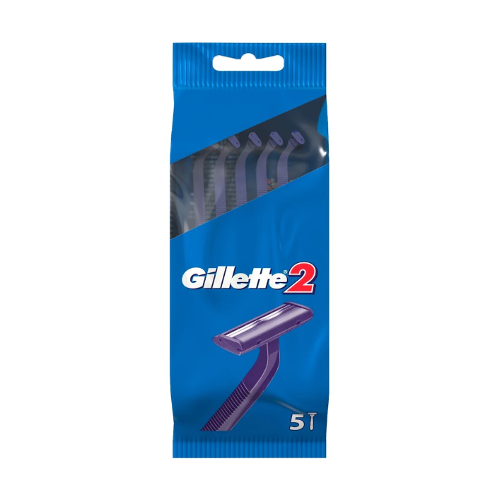 Gillette G2  Disposable Razors 5pcs (NL/EN/FR/DE)