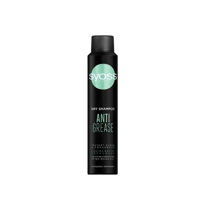 Syoss Dry Shampoo 200ml Anti Grease (ES/PT)