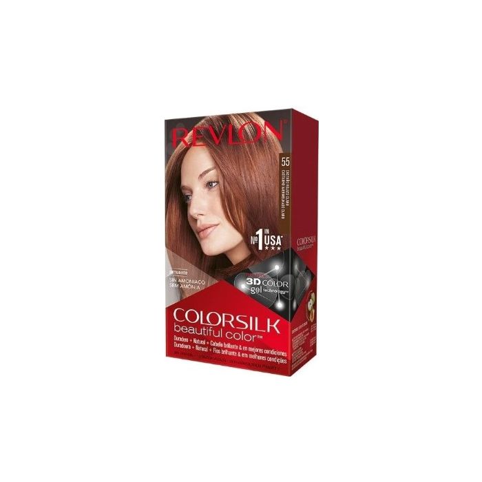 Revlon Hair Coloring CS #55 Light Reddish Brown (EN/FR)