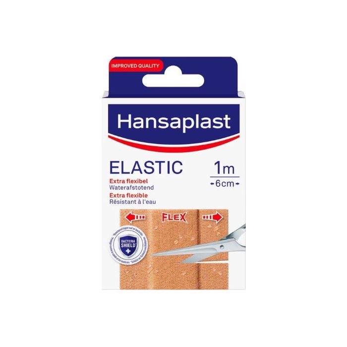 Hansaplast Plaster 1mx6cm Elastic (NL/FR/DE)
