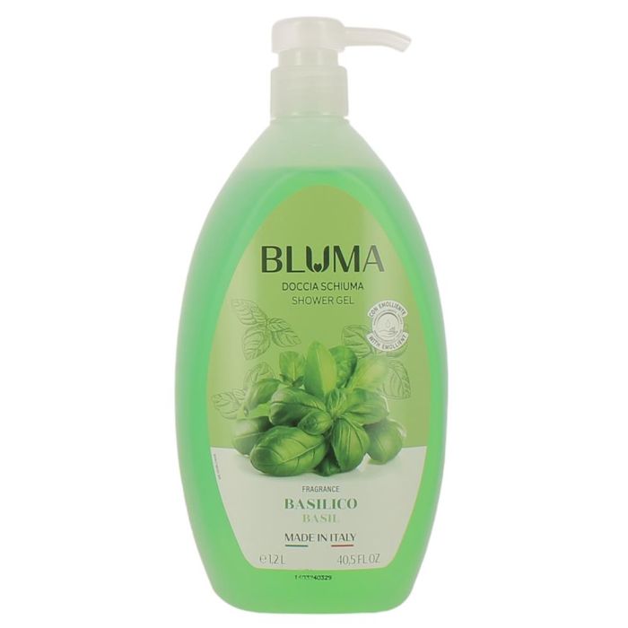 Bluma Shower Gel 1200ml Pomp Basil  (NL/EN/FR/DE)