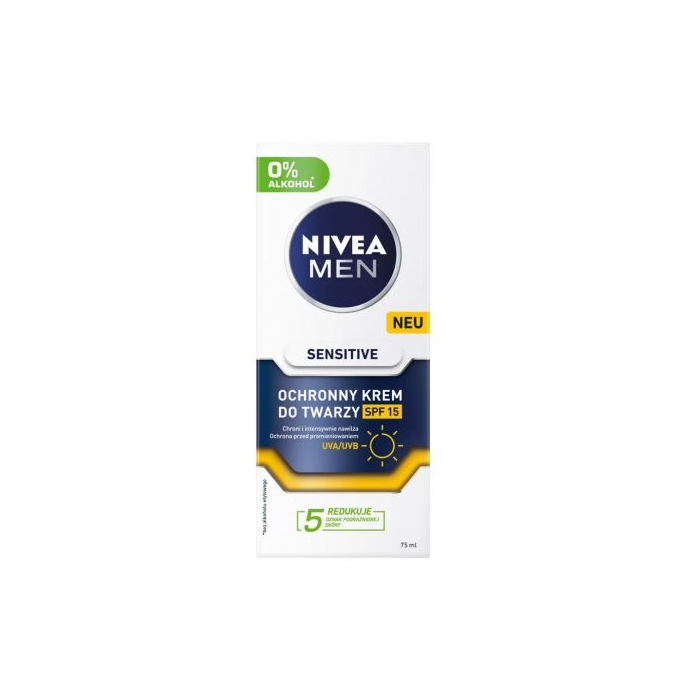 Nivea Day Cream 75ml For Men Sensitive SPF15 (DE)