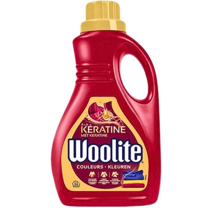 Woolite Laundry Detergent 1500ml 25sc Colors Keratin (NL/FR)