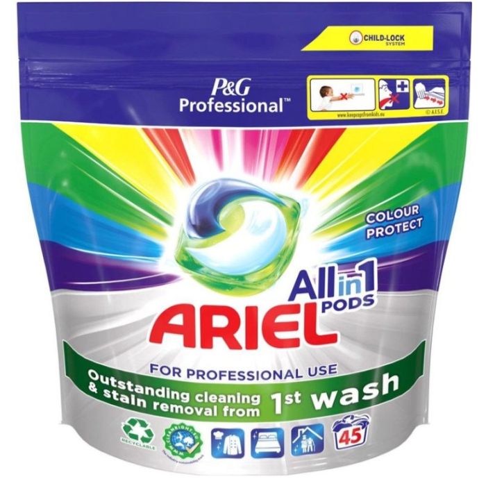 Ariel Pods All-in1 45pcs Color Protect (NL/EN/FR/DE)