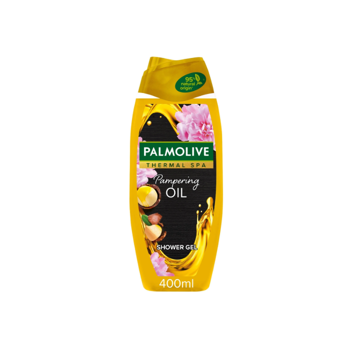 Palmolive Shower Gel 400ml Thermal Spa Pampering Oil (NL/FR)