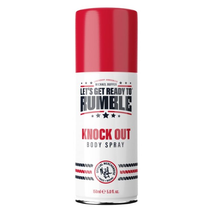 Lets Get Ready To Rumble Body Spray 150ml Knock Out (NL/EN/DE/FR)
