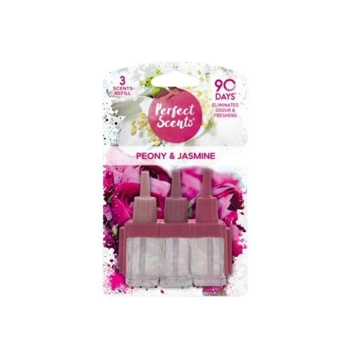 Perfect Scents Electr Air Freshener 20ml Refill Peony & Jasmine (NL/EN/FR/DE)