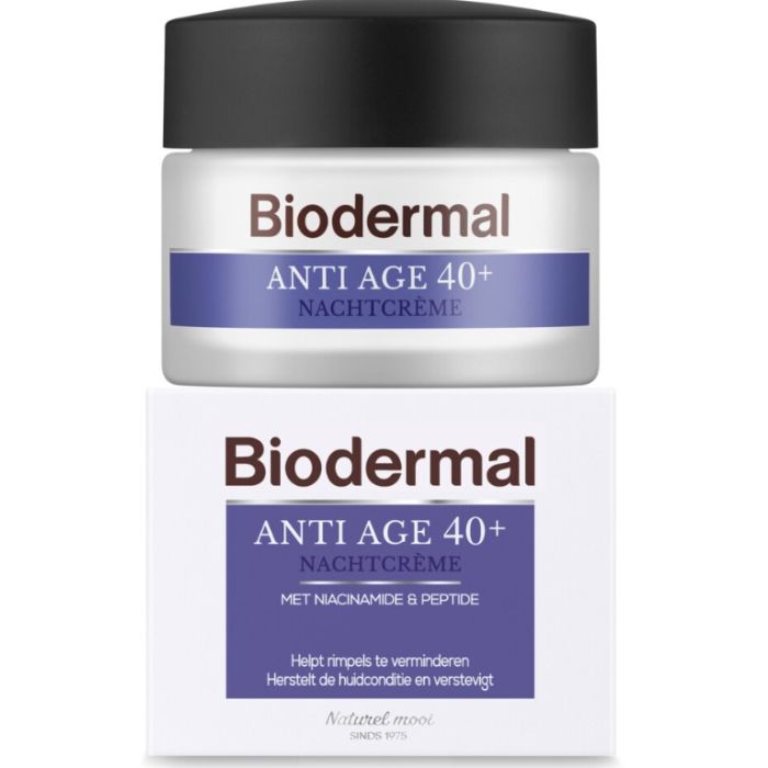 Biodermal Night Cream 50ml Anti Age 40+ (NL)