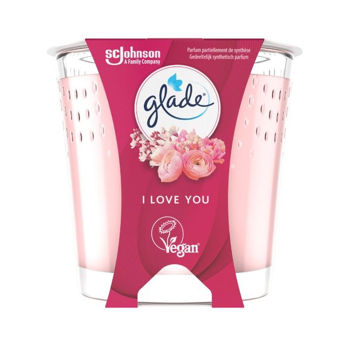 Glade Scented Candle 129gr I Love You (NL/FR/DE)