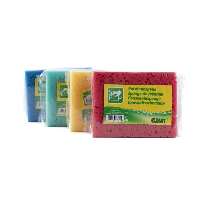 Cleany Householdsponge 150x120x50mm (NL/EN/FR/DE)