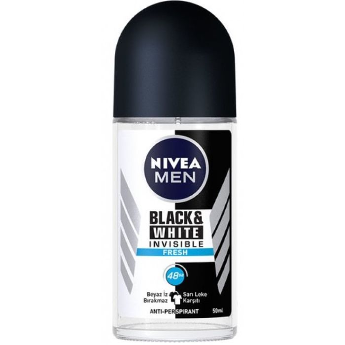 Nivea Deo Roll-On 50ml Men B&W Invisible Fresh (NL/FR)