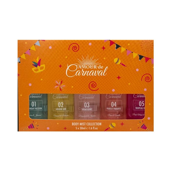 Amour De Carnaval Body Mist Collection 5x50ml (NL/EN/FR)