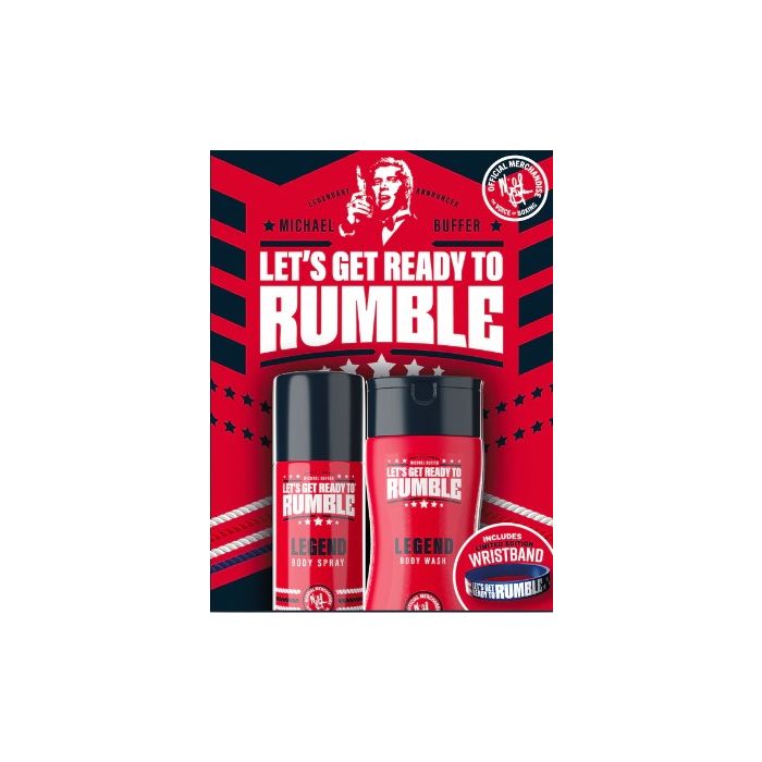 Lets Get Ready to Rumble Giftset Legend Deo Spray+ Shower Gel+ Wristband (NL/EN/FR/SP)