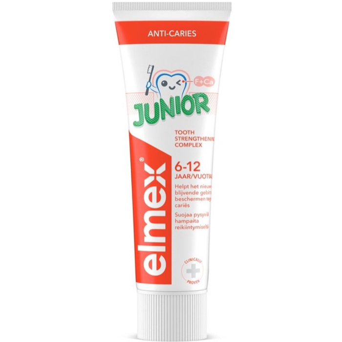 Elmex Toothpaste 75ml Junior 6-12yr Anti-Caries (CZ/SK/HU)