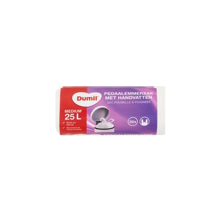 Dumil Garbage Bag 25L 30pcs (NL/EN/FR/DE)